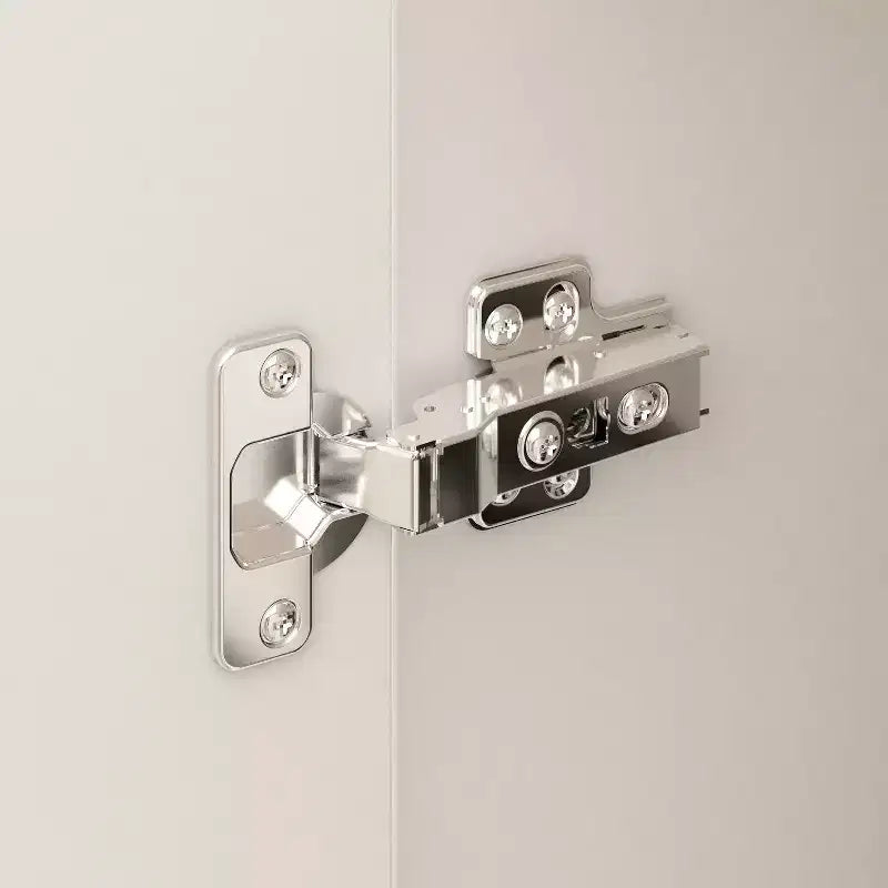 Armadio bianco a 3 ante in stile minimalista arricchisce lo spazio per riporre e appendere i vestiti
