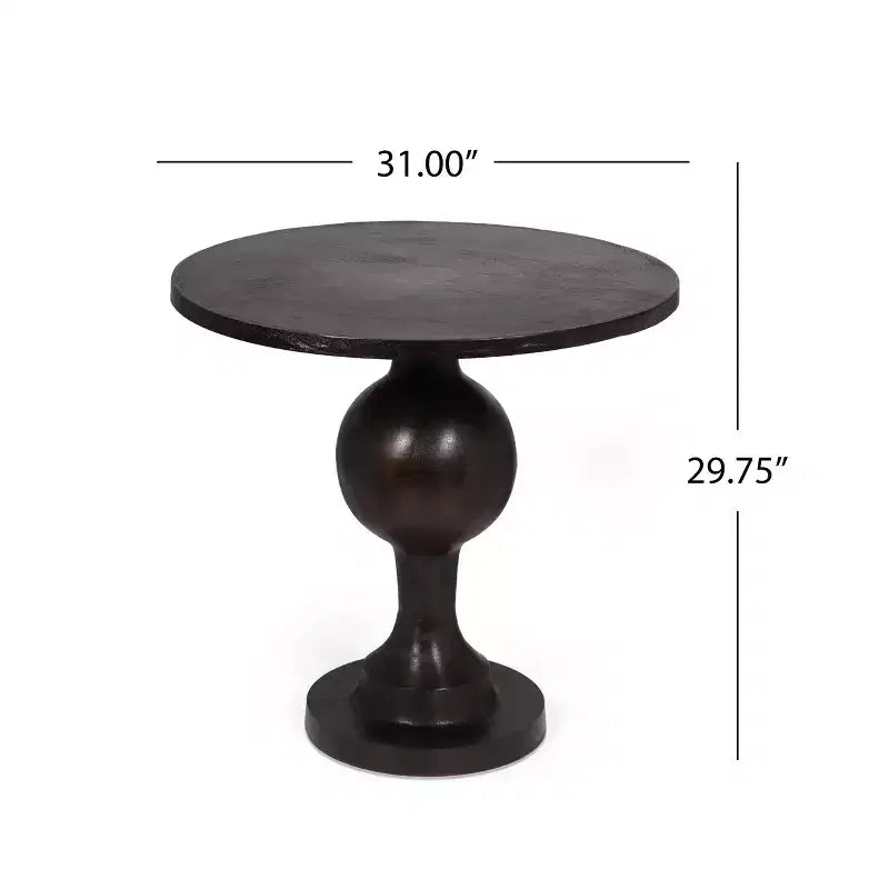 Christopher Knight Home Jace Set da Pranzo Imbottito a 3 Pezzi in Legno di Betulla e Alluminio