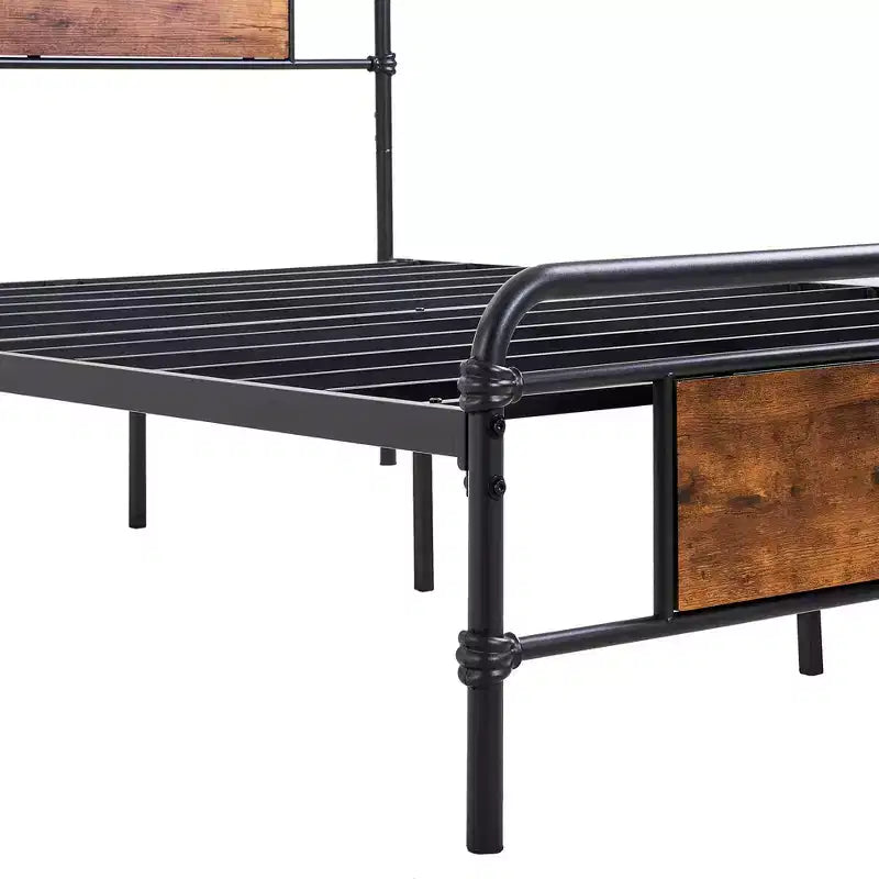 Set di 2 sedie da pranzo imbottite in similpelle con cucitura a T, marrone cognac con gambe color espresso