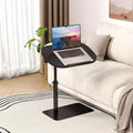Minimalist Sofa Side Table Tray, 360 Rotating and Height-Adjustable Side Table, Suitable for Small Spaces, Bedside Table, Chair Side Table