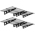 2 Pack 2x6ft Garage Storage, Wall Shelf Garage Storage Rack, Wall Mounted Floating Shelves, 1600lbs Total Weight Capacity