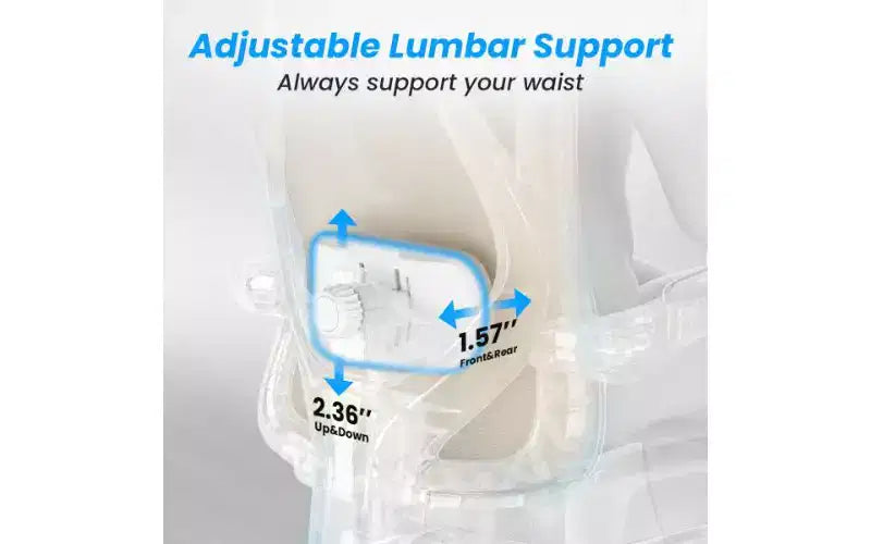 Sedia da ufficio ergonomica in rete ad alto schienale con poggiapiedi, poggiatesta e supporto lombare regolabile