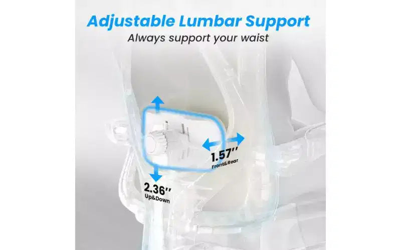 Sedia da ufficio ergonomica in rete ad alto schienale con poggiapiedi, poggiatesta e supporto lombare regolabile
