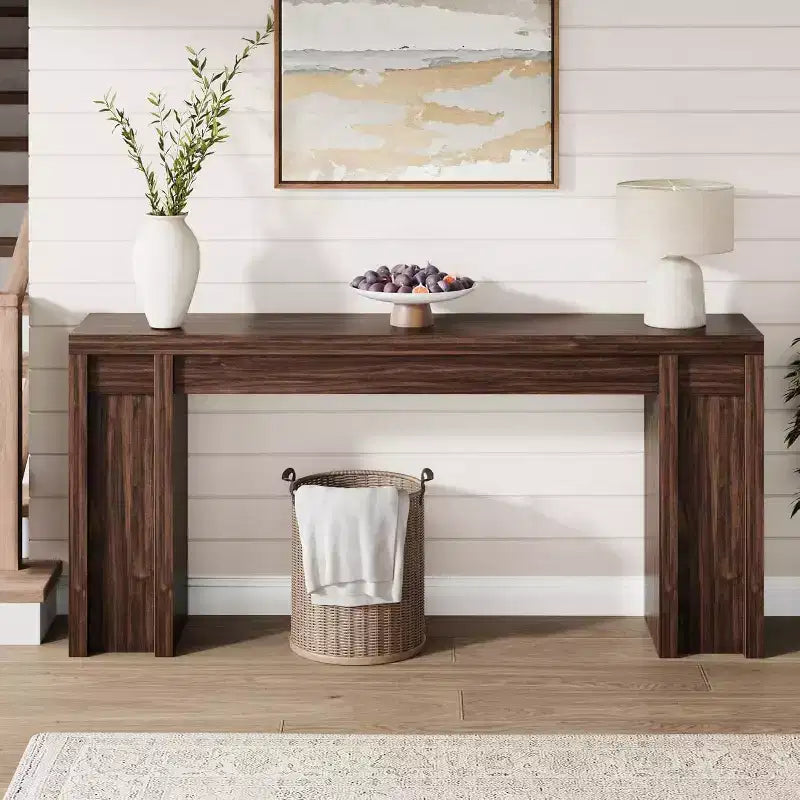 70 Extra-Long Console Table,Wooden Sofa Table for Behind Couch, Entryway, Foyer and Hallway