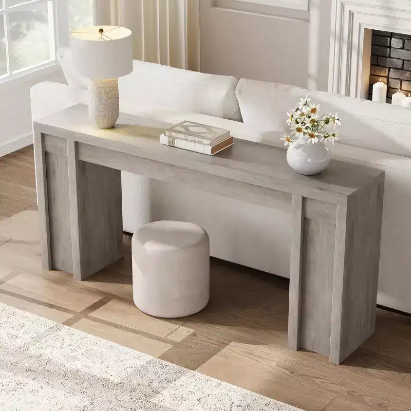 70 Extra-Long Console Table,Wooden Sofa Table for Behind Couch, Entryway, Foyer and Hallway
