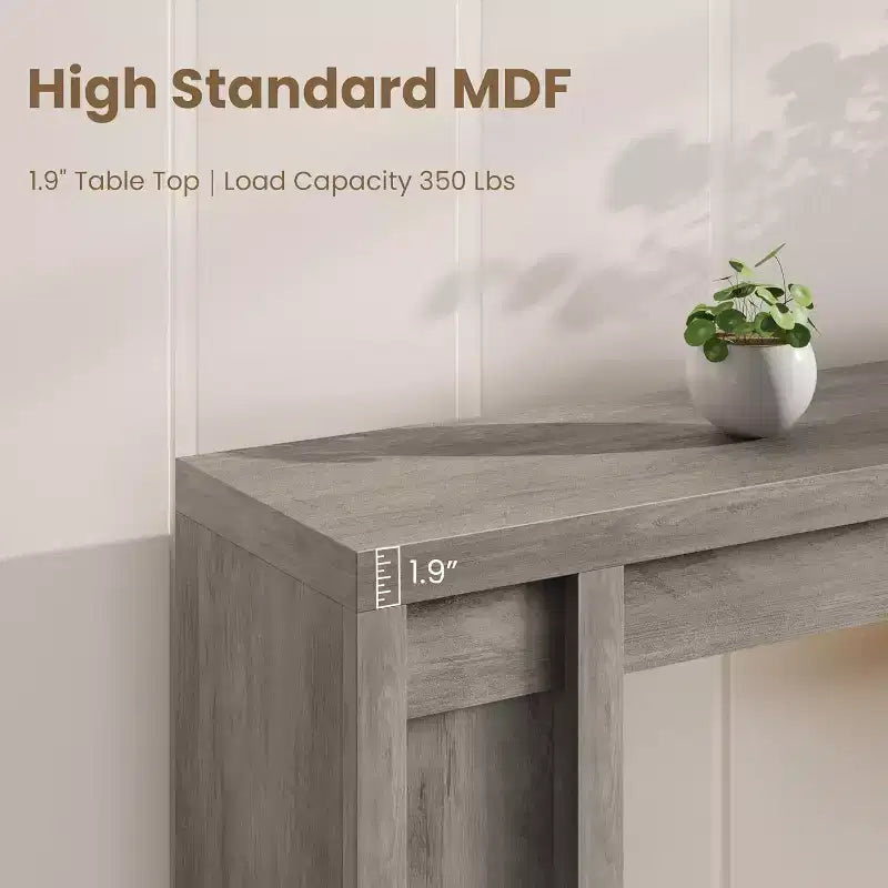 70 Extra-Long Console Table,Wooden Sofa Table for Behind Couch, Entryway, Foyer and Hallway