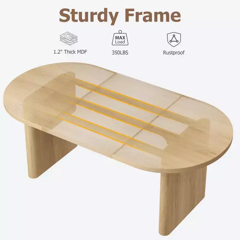 Tavolo da pranzo, scrivania per computer, scrivania moderna da ufficio, postazione di lavoro in legno, piano ispessito e base robusta, adatta per cucine, uffici e case