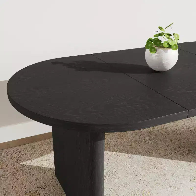 Dining Table, Computer Desk, Modern Office Desk, Wooden Workstation, Thickened Desktop and Heavy-Duty Base, Suitable for Kitchens, Offices and Homes