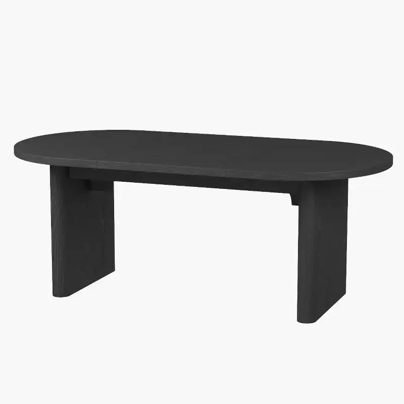Dining Table, Computer Desk, Modern Office Desk, Wooden Workstation, Thickened Desktop and Heavy-Duty Base, Suitable for Kitchens, Offices and Homes