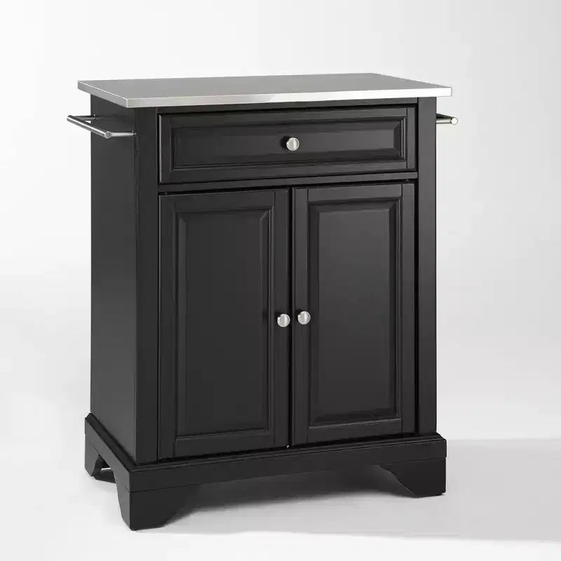 Lafayette Stainless Steel Top Portable Kitchen Island/Cart - Crosley
