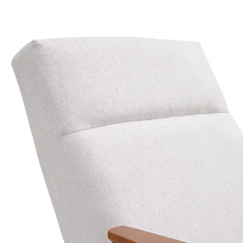 Lumina, Poltrona imbottita con braccioli, 29.72 L x 33.66 P x 34.05 A, Bianca