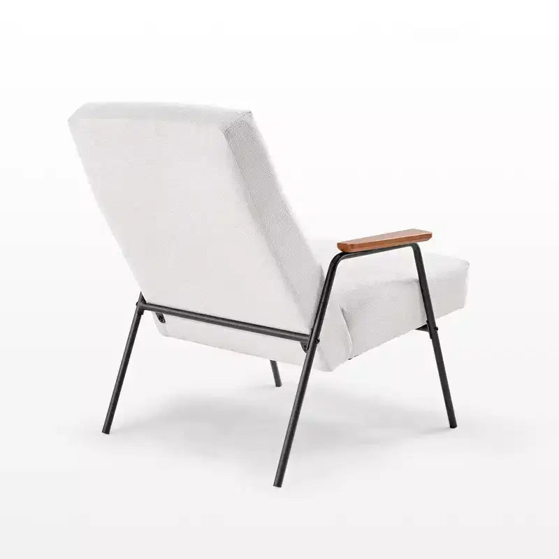Lumina, Poltrona imbottita con braccioli, 29.72 L x 33.66 P x 34.05 A, Bianca