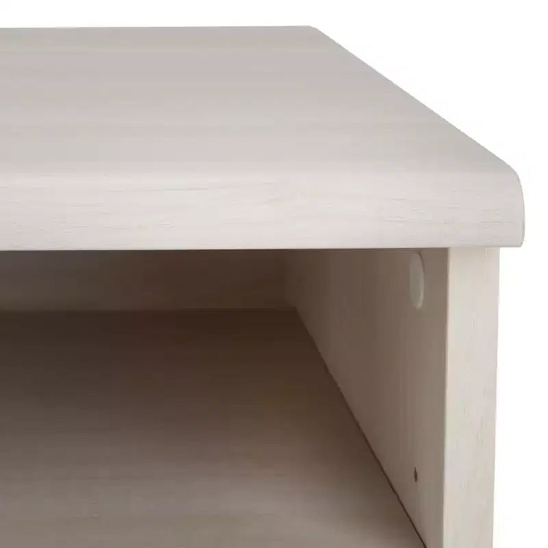 1-Door 2-Shelf Media Stand with Adjustable Shelves & Cable Management, Fits TVs up to 50"
