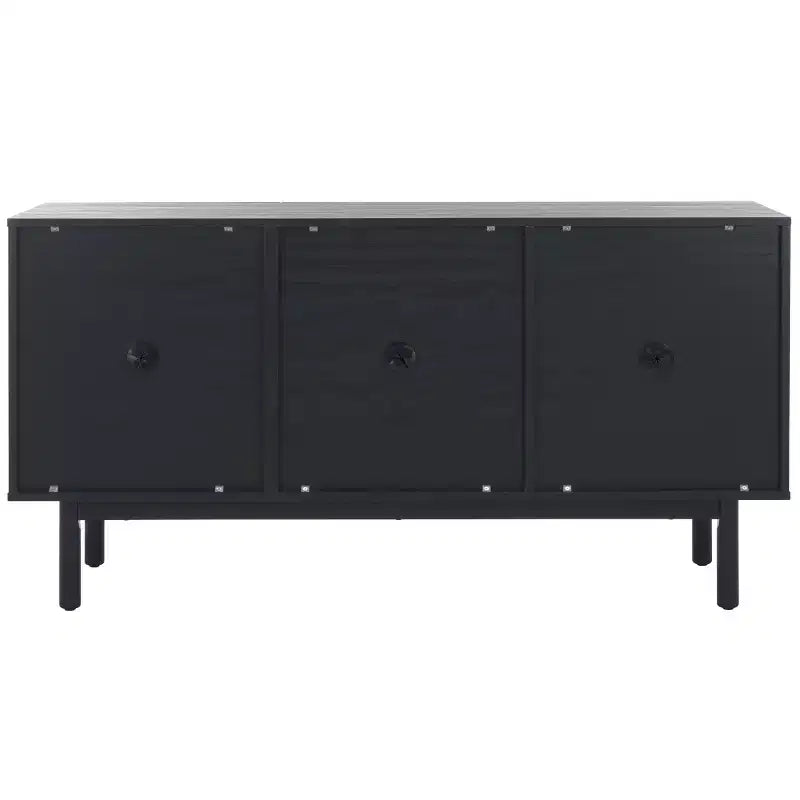 3-Door Sideboard Media Stand with Adjustable Shelves & Cable Management, Fits TVs up to 60"
