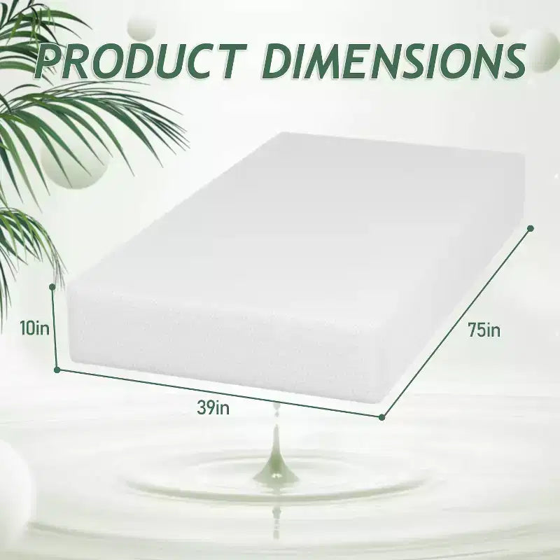 10 Inch Green Tea Cooling Gel Memory Foam Mattress, Fiberglass Free, CertiPUR-US Certified, Bed-in-a-Box