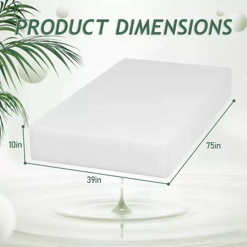 10 Inch Green Tea Cooling Gel Memory Foam Mattress, Fiberglass Free, CertiPUR-US Certified, Bed-in-a-Box